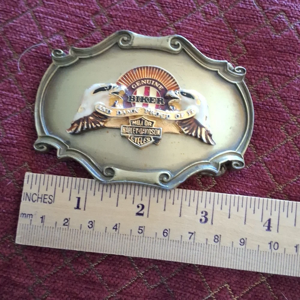 Harley Davidson 75th Anniversary Belt Buckle - Picture 4 of 10